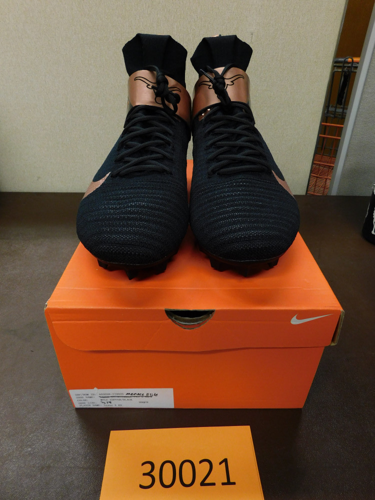 nike alpha menace elite 2 black and orange