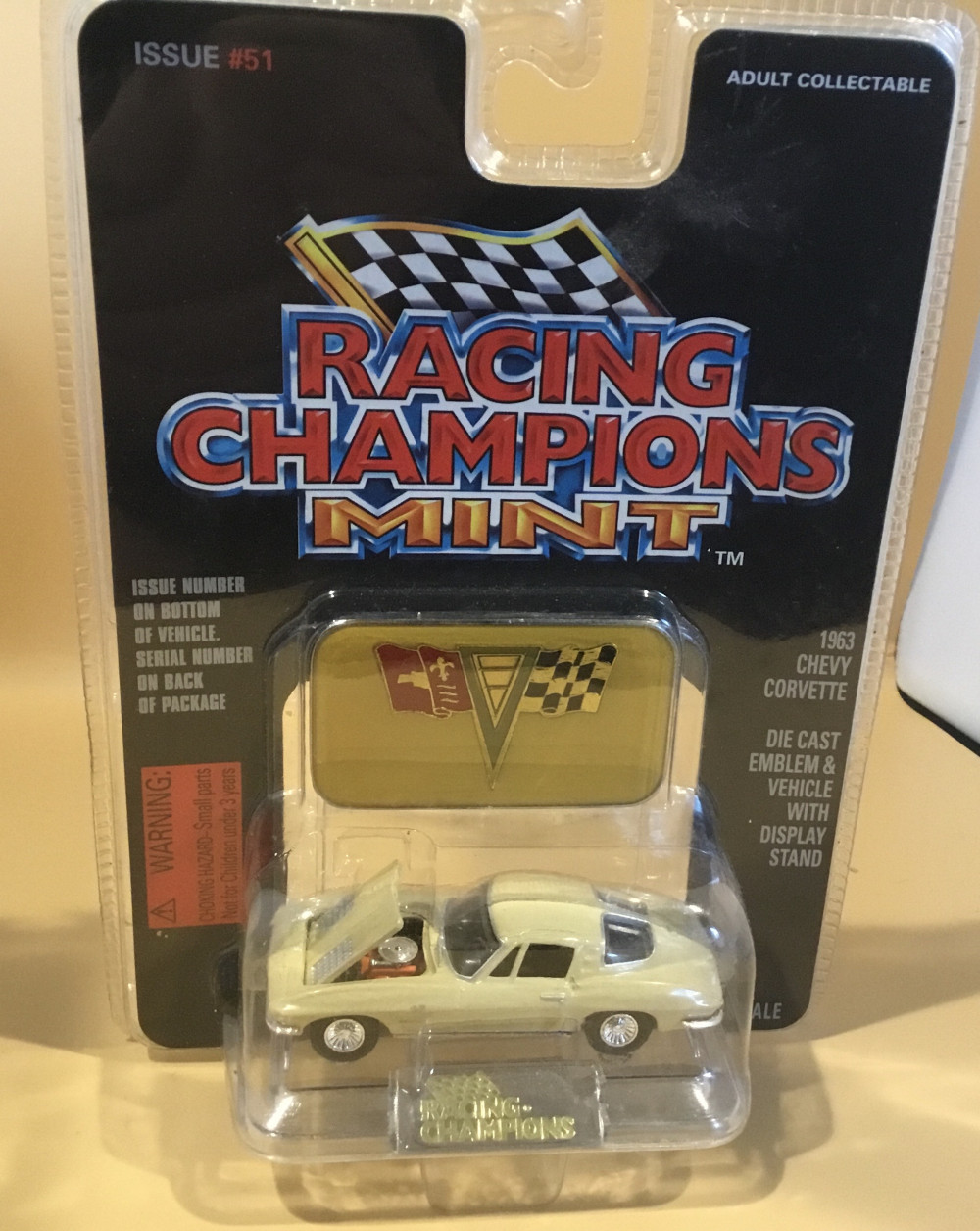 Racing Champions Mint 1963 Chevy Corvette - Swico Auctions