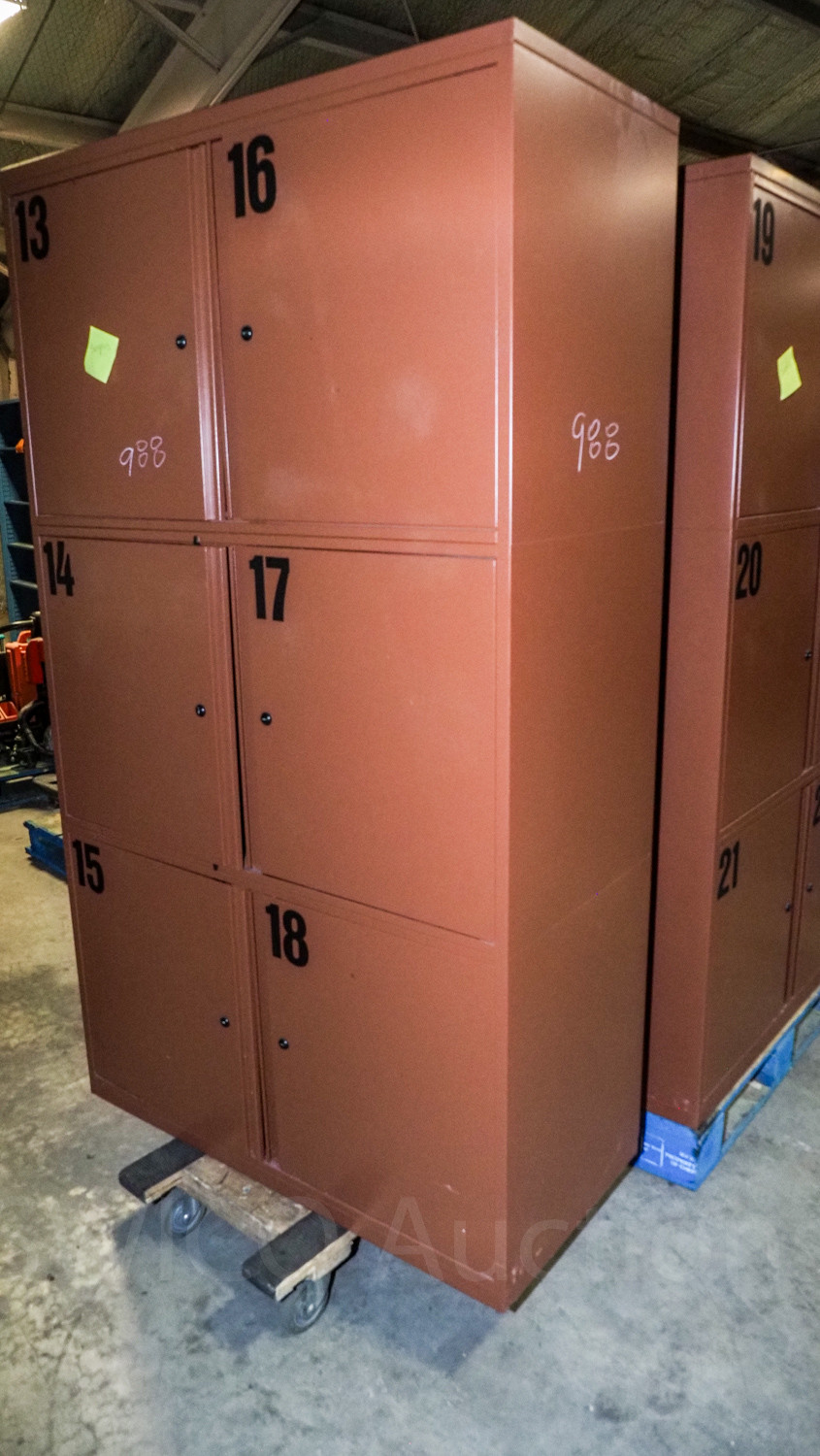 3 locker sections Swico Auctions