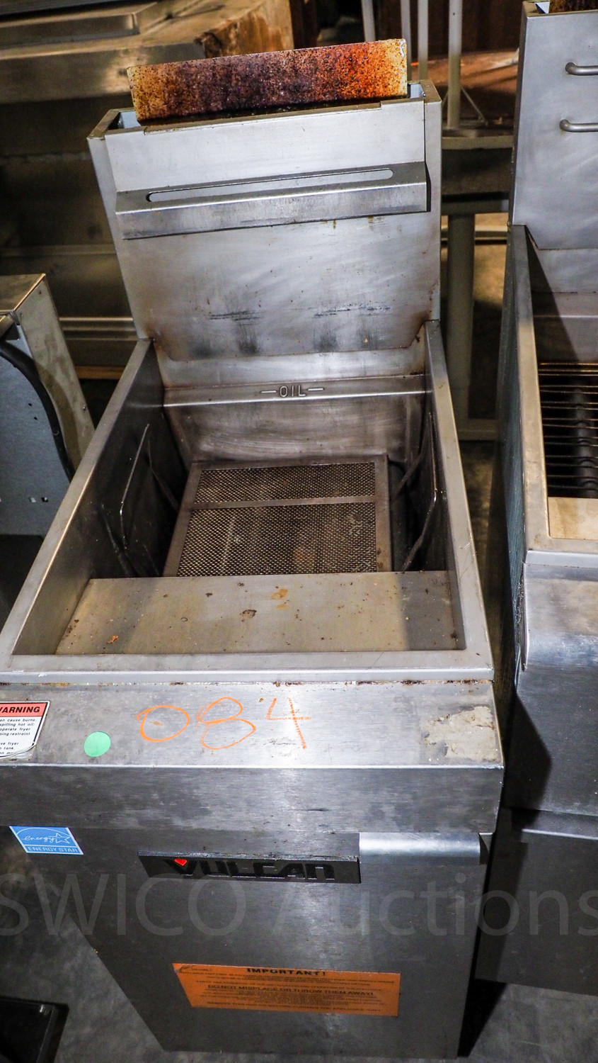 2 Vulcan fryers Swico Auctions