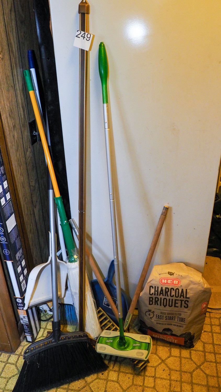 Brooms and mops Swico Auctions