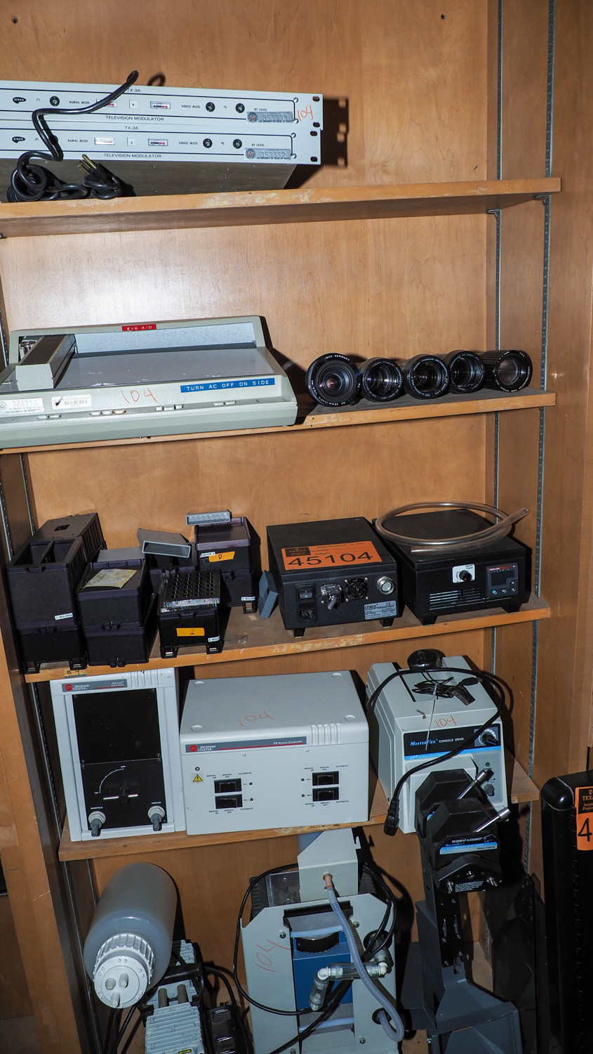 5 shelves of lab equipment and more Swico Auctions