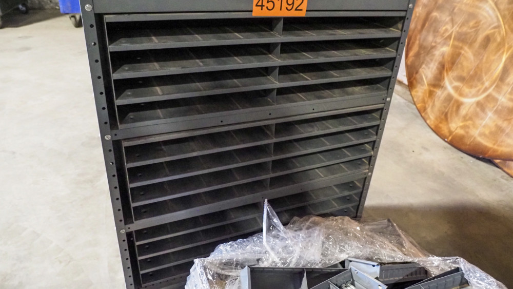 Equipto small parts drawers and Swico Auctions