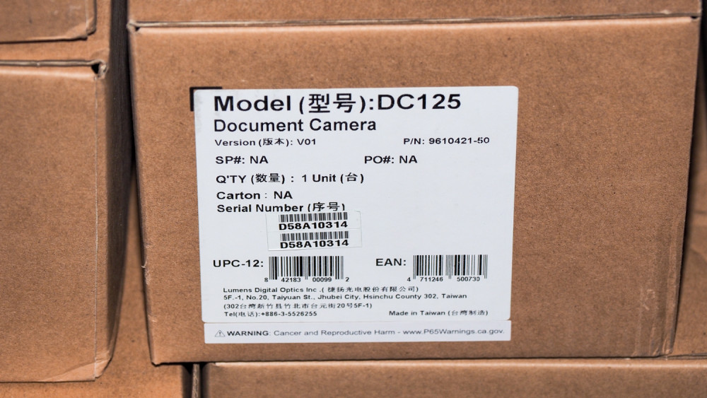 8 Lumens DC125 document cameras Swico Auctions