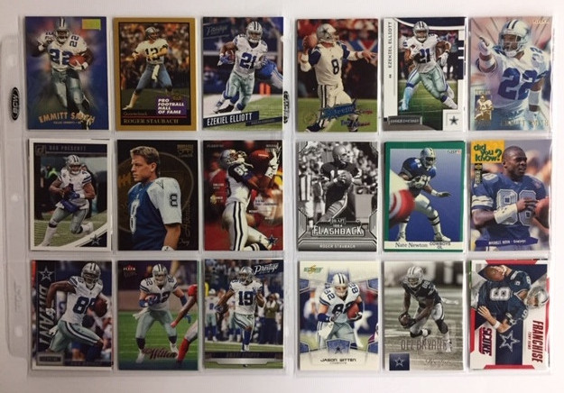 DALLAS COWBOY FOOTBALL CARDS LOT Swico Auctions