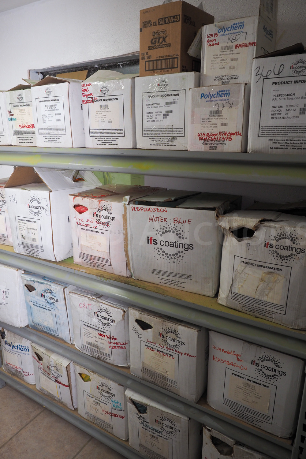 Powder coating supplies Swico Auctions