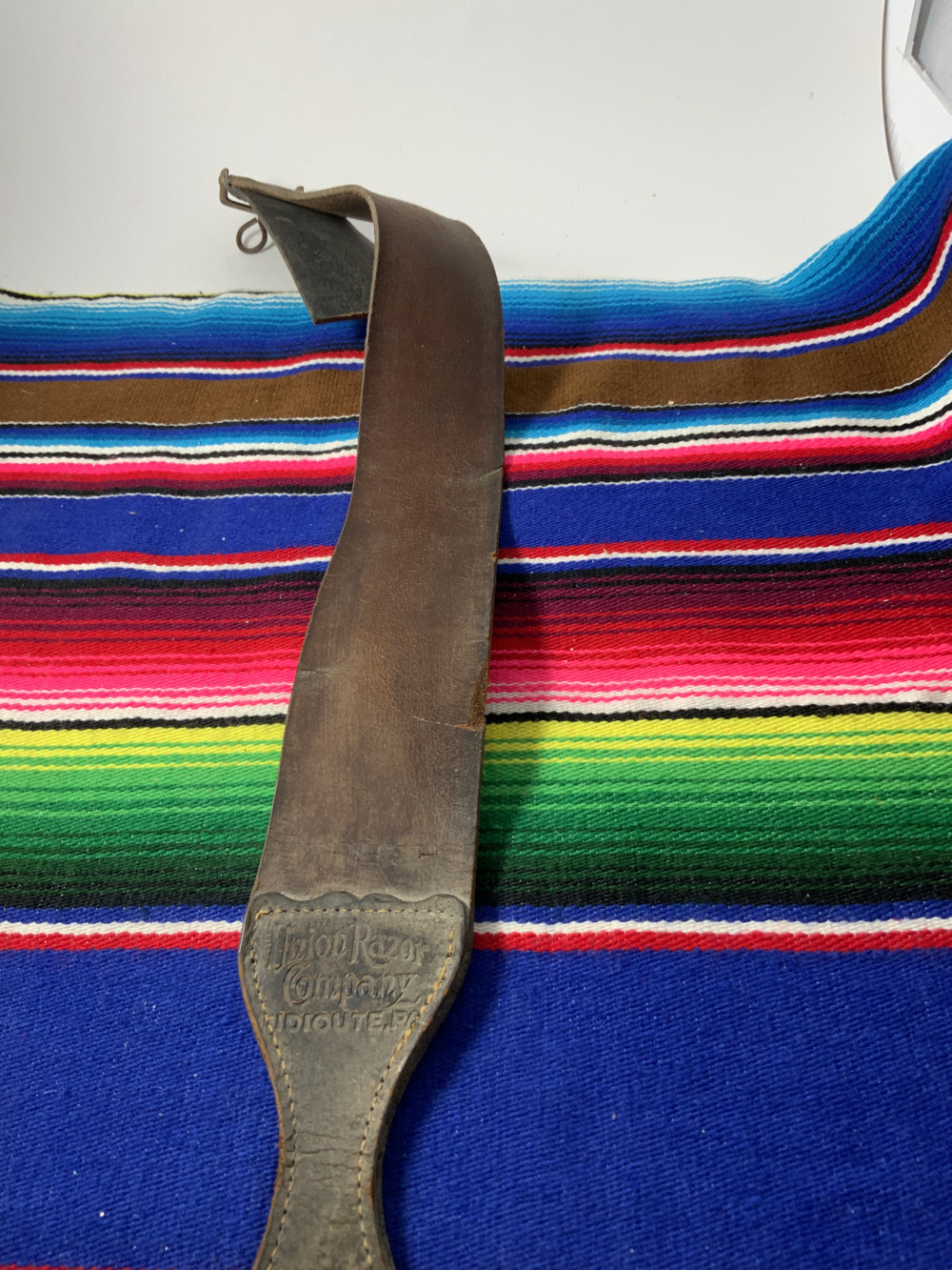 Vintage Barber Straight Razor Sharpening Strap ~ Strop - Swico Auctions