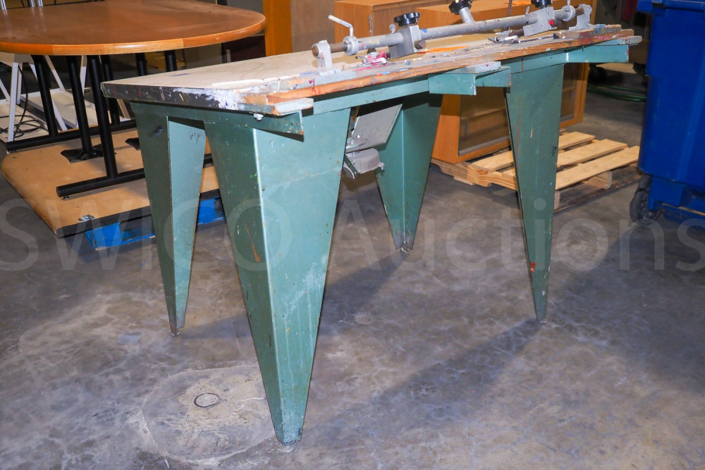 Cincinnati screen printing table Swico Auctions