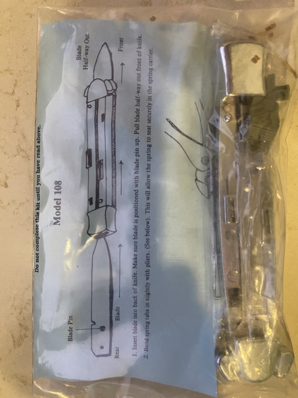 3 Knife Assembly Kits Swico Auctions