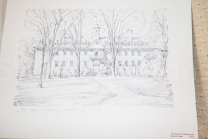 Four sketches of colonial Williamsburg - Swico Auctions