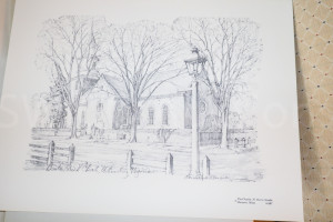 Four sketches of colonial Williamsburg - Swico Auctions