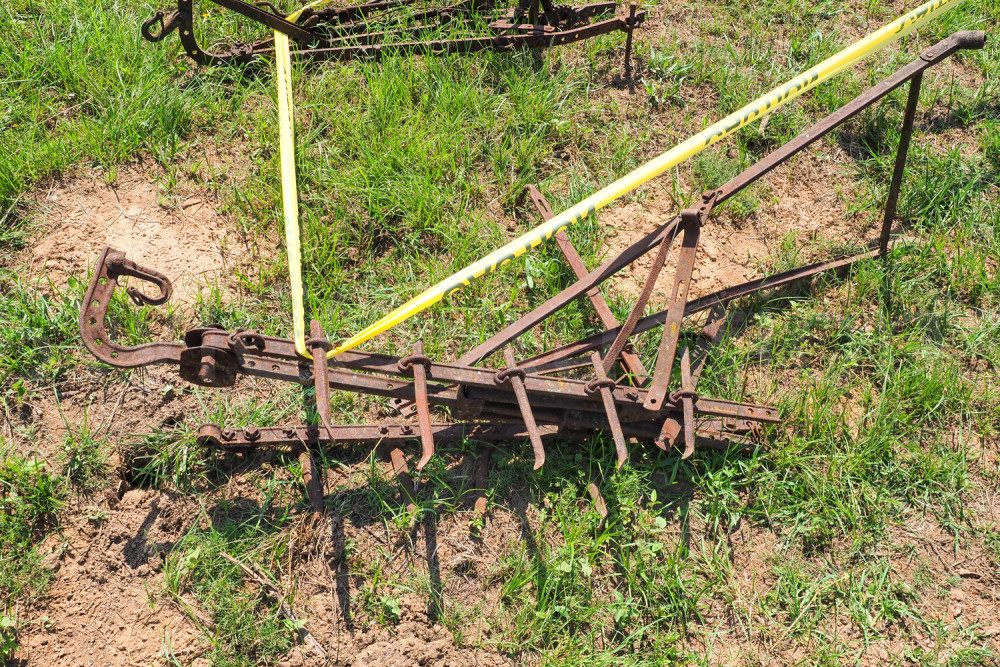 4 antique plows and harrows Swico Auctions