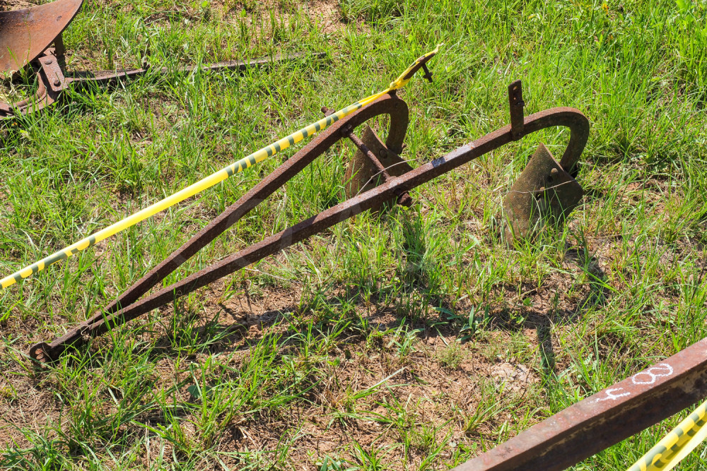 4 antique plows and harrows Swico Auctions