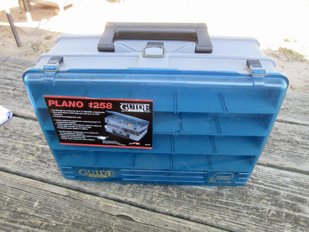 Sold at Auction: Fishing Tackle Box & Supplies